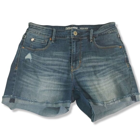Denizen by Levi's shorts womens size 2 cut-off denim stretchy - Picture 1 of 7